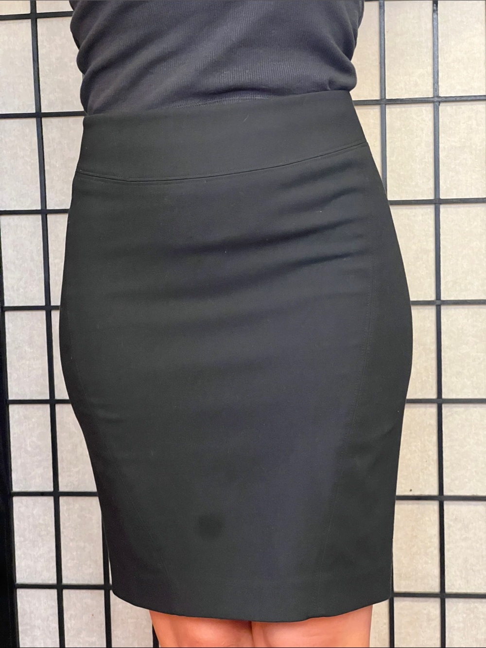 LOFT Elegant Black Pencil Skirt Lined
